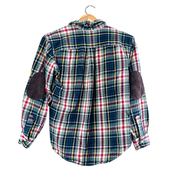 Women's Colorful Flannel Button Front Shirt M - Picture 2 of 5